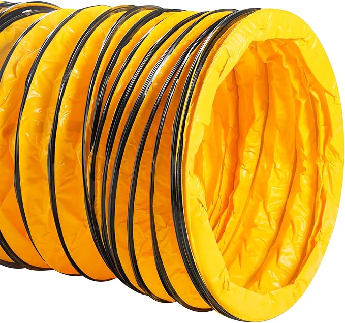 MOUNTO 25FT PVC Flexible Duct Hosing for Exhaust Fan (36inch)
