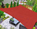 AsterOutdoor Sun Shade Sail Rectangle 16' x 16' UV Block Canopy for Patio Backyard Lawn Garden Outdoor Activities, Terra