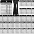 50 Set Aluminum Fire Extinguisher Tags 2025-2028 Metal Inspection Tags - 2.3 x 3 Inch, Indoor/Outdoor Monthly Inspection (50)