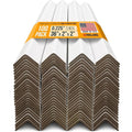 36" x 2" x 2" Reinforced Cardboard Edge Protectors, White (Pack of 100) – 0.225" Thick Extra Heavy-Duty Cardboard Corner Protectors – American Quality V-Board Pallet Edge Guard