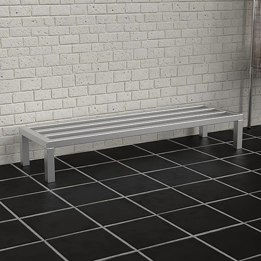 48'' x 14'' x 8'' Aluminum Dunnage Rack - 1400 lb. Capacity