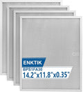 BPS1FA30 Range Hood Filter by ENKTIK 11.8" x 14.3"Compatible with NuTone Allure & Broan Stove Hood Vent Filter Fits QS1 QS2 30" Hoods - Replacement 99010299 -Blocks Grease & Filters Oven Air (4-Pk)
