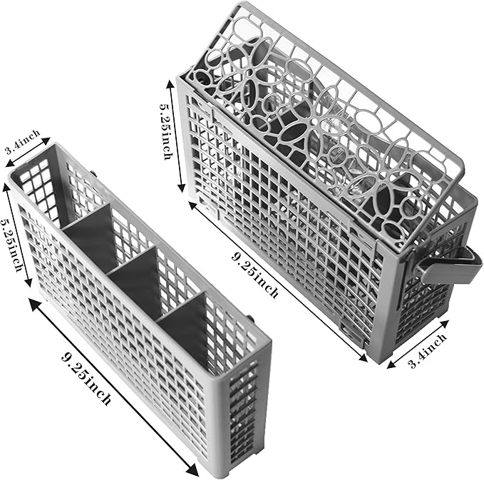Yours Dishwasher Silverware Basket - Utensil/Cutlery Basket - Fit For Bosch, Maytag, Kenmore, Whirlpool, KitchenAid, LG, Samsung, Frigidaire, GE Dishwasher Cutlery Basket Replacement