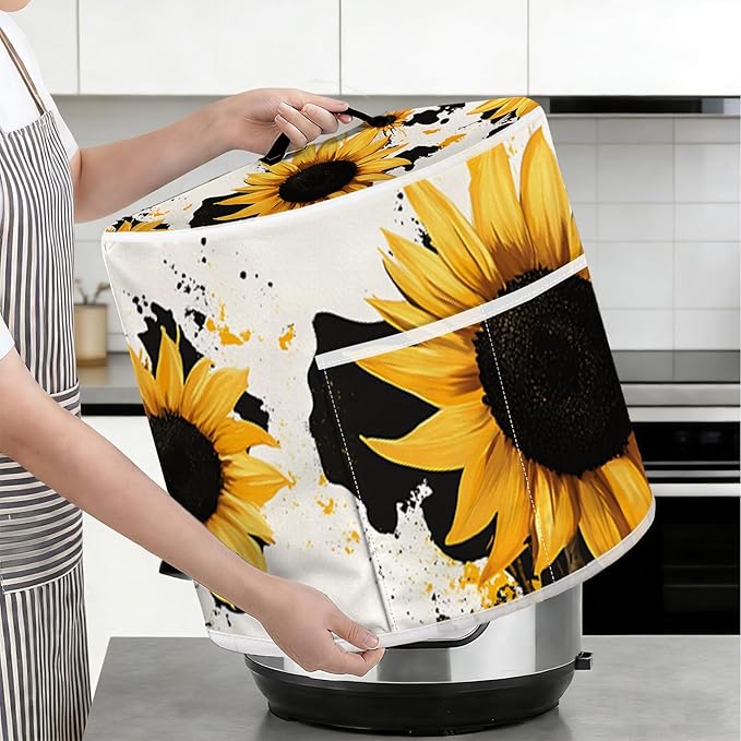 Air Fryer Dust Cover with Top Handle and Storage Bag, Compatible with Rice Cookers, Pressure Cookers, Slow Cookers and Air Fryers, Available in 3-Quart, 6-Quart and 8-Quart Sizes.
