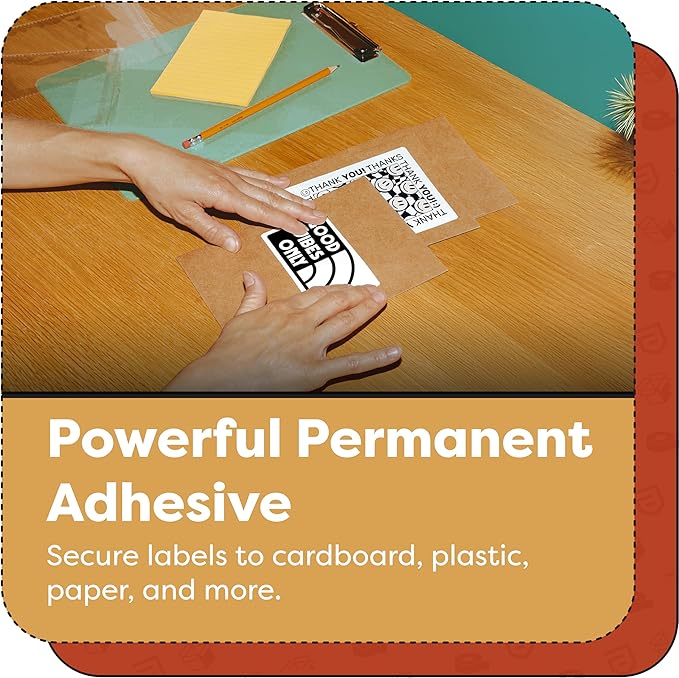 Aegis Adhesives - 1.2" X 0.85" Direct Thermal Labels (12 Rolls, 1500 Labels/Roll) Multipurpose Return Address, QR Barcodes - Perforated, Compatible with Zebra Desktop Printers - NOT Rollo Compatible