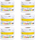Restaurant Quality Shelf Life Food Rotation Labels Vinyl, 2” x 3” Self-Adhesive Removable Freezer Food Labels, Perfect for Reusable Containers, Easy to Remove, Food Safety Date Sticker (6 PCS)
