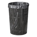 48 Gallon Mesh Recycle Container, Steel Outdoor Heavy-Duty Commercial Trash Can, Black Round Waste Bin, Durable Garbage Can for Municipalities, Schools, Parks, Parking