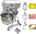 TECHTONGDA Commercial Stand Food Mixer, 20L Dough Mixer Machine, 3-Speed Adjustable Heavy Duty Electric Food Mixer, Dough Kneading Machine with Stainless Steel Bowl, Dough Hook Whisk Beater Included