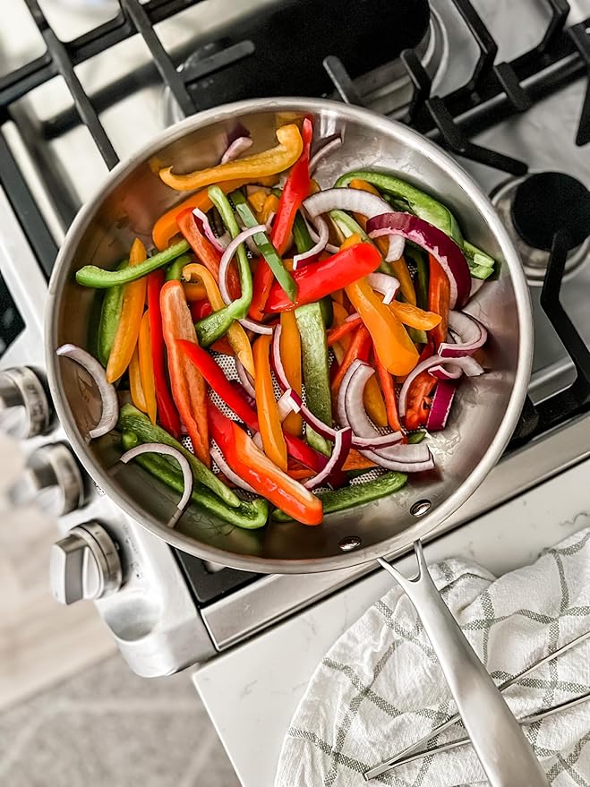 Black Cube TitaniumMAX Cookware - Made in France - Quick Release Titanium Cookware - 9.5" Fry Pan - Titanium Pan Suitable for Induction Cooktops - No PFAS - Induction Cook Top