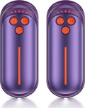 Rechargeable Hand Warmers 2 Pack, 6000mAh Electric Hand Warmer Rechargeable, 2 in 1 Portable Hand Warmers with AI Smart Chips, Outdoor, Hunting, Camping for Family for Christmas