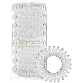 Kitsch Spiral Hair Ties for Women - Coil Hair Ties No Damage, No Crease, Secure Grip All Day Hair Coils, Stretchable and Waterproof | Ideal Gifts for Women - 8pcs (Clear/Transparent)