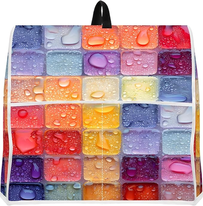Mixer Dust Cover for 6-8 Qt Stand Mixer, Cloth Cover with 2 Storage Pockets for Stand Mixer Protective Covers Large for 6-8 Quart Mixer