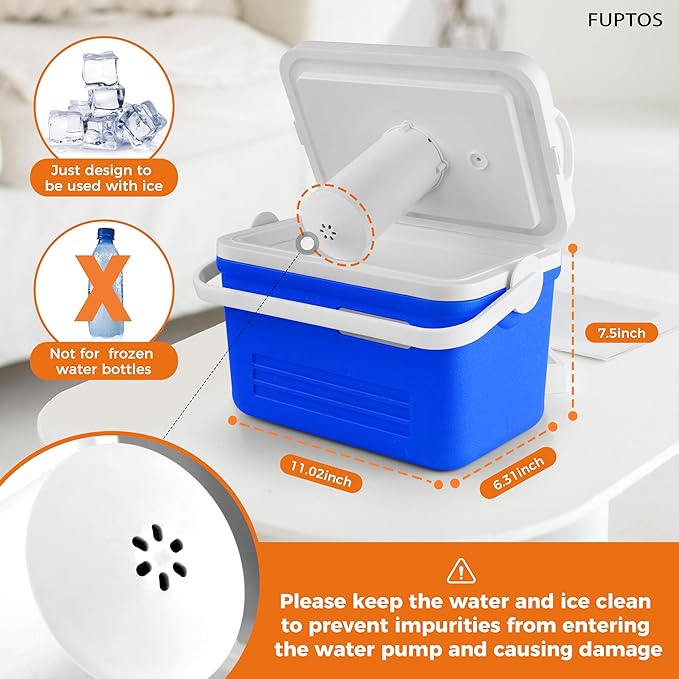 Cold Therapy Machine, Ice Machine for Knee and Shoulder After Surgery, Digital Timer & Quiet Pump, Cryotherapy Machine with Universal Ice Pad for Knee, Shoulder, Hip, Leg and Hip