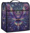 Kitchen Aid Mixer Cover Animal Glowing Owl Stand Mixer Cover Compatible with 6-8 Quarts Stand Mixers, Dust Covers with Zipper Pocket Foldable Washable Kitchen Aid Organizer Bag