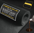 Golener Oil Spill Mat - Garage Floor Mat, Absorbent Oil Pad, Premium Maintenance Mat, Waterproof, Contain Liquid, Protect Garage Surface from Spill & Stain, Reusable, Washable, Durable, Black, 48”x96”