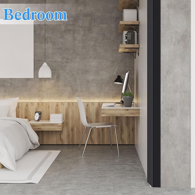 Sasylvia 10 Pcs 2-3/8 x 48 Inches Wall Corner Protector Guards, Avoid Scratching Scuffs, Black Vinyl Corner Trim Molding, Easy to Install & Cleaning for Door Countertop Furniture Cabinet Protection