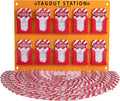TRADESAFE Lockout Tagout Tags Station, 150 Danger Do Not Operate Tags Included, Wall-Mountable Loto Tags Board, 10 Impact-Resistant Holders, Acrylic Lockout Tagout Board