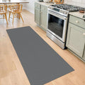 IOHOUZE Washable Runner Rug 2x7 Non Slip Runners for Hallways Entryway Runner Indoor, Kitchen Rugs Woven Cotton Floor Carpet for Kitchen Hall Entrance Bedroom, Dark Grey