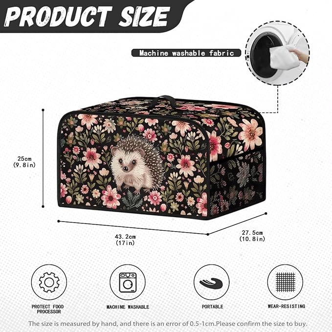 Hedgehog Cover Slow Cooker Mesh Pocket Accessory Dust Cover
