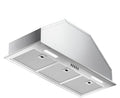 Stainless Steel Range Hood Insert 30 Inch, 580 Max CFM, 5-Layer Aluminum Mesh Filter, LED Lights&3-Speed Push Button Controls for 50% Better Suction, Ducted/Ductless Built Kitchen Vent