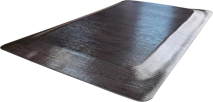 Rhino Mats, Softwoods Anti Fatigue Floor Mat, Commercial Grade Kitchen Mat, Standing Desk Mat, Office, Garage or Anywhere, Standing Comfort. (Black Walnut, 3' x 4' x 7/8")