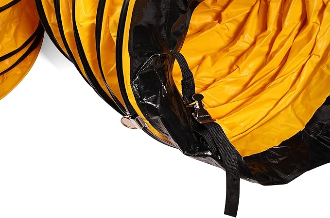 MOUNTO 25FT PVC Flexible Duct Hosing for Exhaust Fan (20inch)