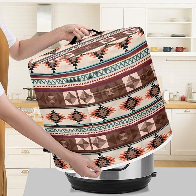 Aztec Dust Cover Compatible with 6 qt Instant Pot and Extra Accessories, for Electric Pressure Cooker Rice Cooker and Air Fryer Insulated Protector Cover Keep Appliance Clean