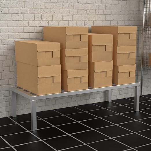 48'' x 20'' x 12'' Aluminum Dunnage Rack - 1685 lb. Capacity
