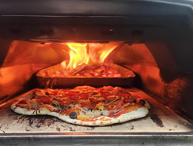 Kiln Dried Hickory Pizza Oven Wood, Mini 5 Inch Cooking Wood for Ooni, Gozney, Bertello Pizza Ovens - Approx 16lbs Product of USA (1,000 Cubic Inches)