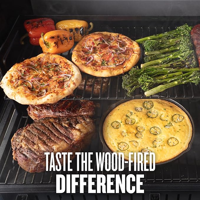 Traeger Woodridge Elite Electric Wood Pellet Grill and Smoker, 970 Sq. in., Side Sear Station, WiFIRE Technology, Super Smoke Mode, Outdoor Pellet Smoker Grill with Insulated Body, TFC97XLH