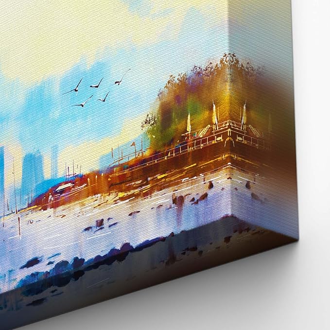 Canvas Stretcher Bars 32x32 Inch Frame Kit, Available in 25+ size Wood Stretcher Bars for Home and Office, Gallery Wrap Wall Arts Supply for Oil Painting, Poster, Picture & Paint by Numbers