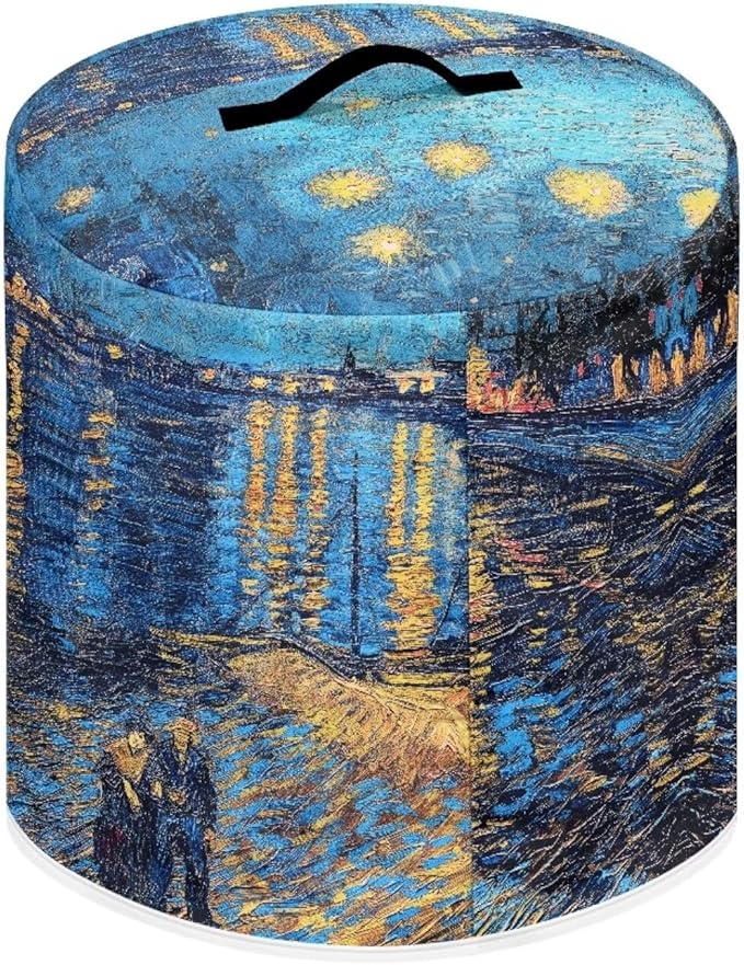 Starry Night Dust Cover for 3 Quart Instant Pot, Dust Protection Easy Clean Pressure Cooker Cover Electric Appliance Cover Air Fryer Accessories Home Kitchen Decoration,
