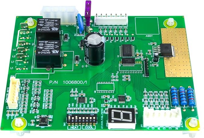 Upgraded 1006801R Furnace Control Board 1006800/1 for Nordyne Intertherm Revolv Miller Furnace Air Handler Control Board, E7 & B6 Series Electric Furnaces 10kW-23kW