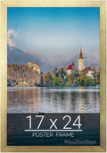 wallsthatspeak 17x24 Gold Picture Frame for Puzzles Posters Photos or Artwork