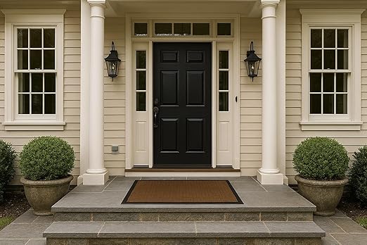 Guardian WaterGuard Indoor/Outdoor Wiper Scraper Floor Mat, Rubber/Nylon, 2'x3', Brown