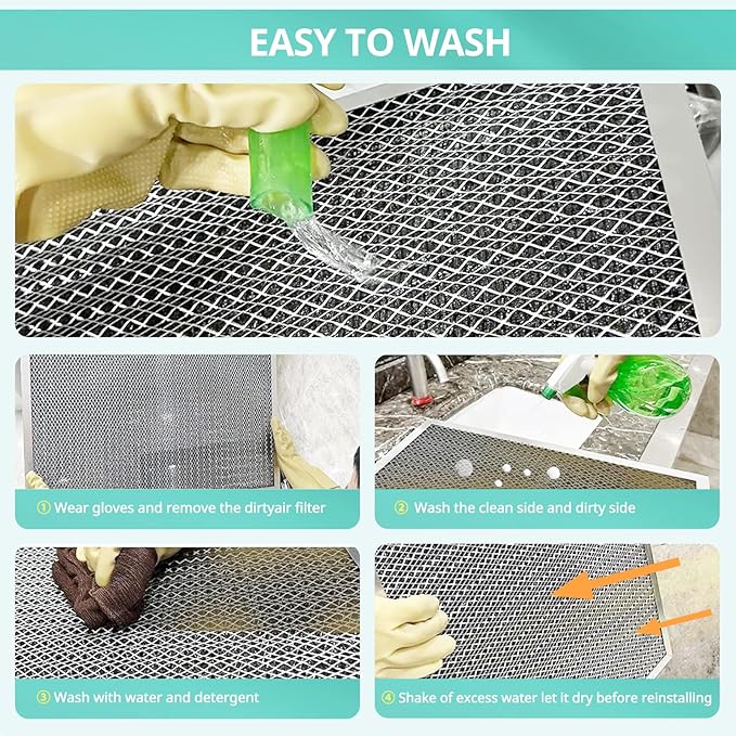 20x30x1 Electrostatic Air Filter, Washable & Reusable Aluminum AC/HVAC Furnace Filter, MERV 8, Lasts a Lifetime, Healthier Home or Office(Actual Size: 19.5"x29.65"x0.86")