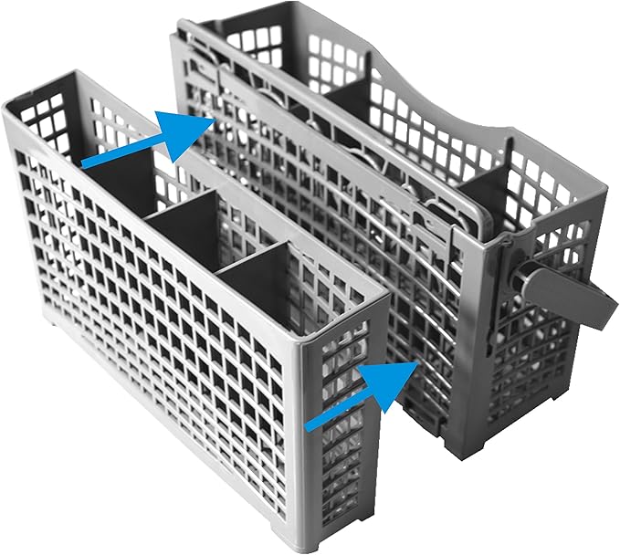Yours Dishwasher Silverware Basket - Utensil/Cutlery Basket - Fit For Bosch, Maytag, Kenmore, Whirlpool, KitchenAid, LG, Samsung, Frigidaire, GE Dishwasher Cutlery Basket Replacement