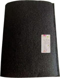 Cut-to-Fit Activated Carbon Filter Sheet Charcoal Air Vent Filters Pad Black Range Hood AC Replacement Fabric Filter 1 Pack 16" x 48" x 0.2"