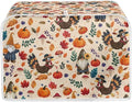 UNICEU Fall Pumpkin Turkey Toaster Covers 2 Slice Bread Maker Dust Cover Kitchen Small Appliance Dust Protector Thankgiving Day Gift
