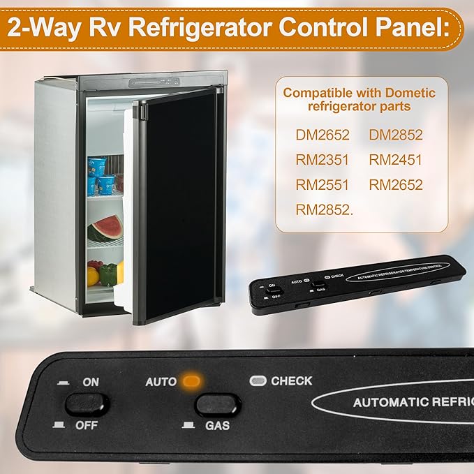 2932771021 2932771039 Refrigerator Control Board Panel for Dometic Rv Refrigerator, Circuit Board Kit Replacement fit Dometic Fridge DM2652 DM2852 RM2351 RM2451 RM2551 RM2852, Rv Refrigerator Parts