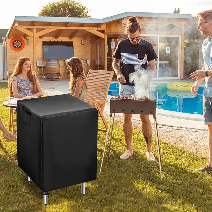 Outdoor Prep Table Cover,31 inch Waterproof Patio Serve Prep Storage Cart Cover,Outdoor Rectangle Furniture Cover - 31 X 21 X 30 Inch