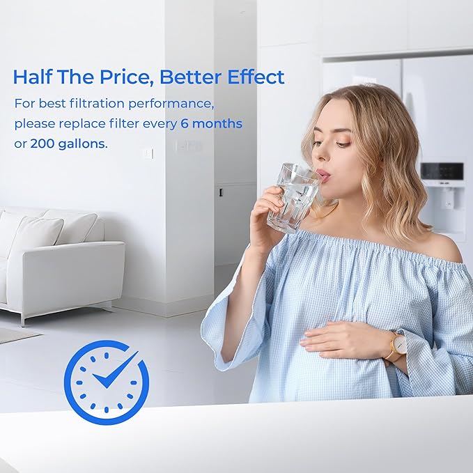 PWF-1 FPPWFU01 Water Filter & PureAir AF-2 FRGPAAF2 Air Filter Combo, Compatible with Frigidaire FRIGCOMBO6, FRFC2323AS, FRFG232LAF, FRFN2823AS, FRFS2823AD, FRFS2823AS, FRFS2823AW, 1 Combo