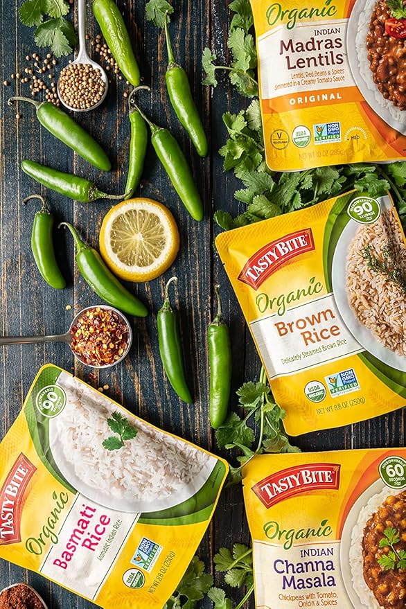 Tasty Bite Organic Brown Rice, 8.8 Ounce (Pack of 12)