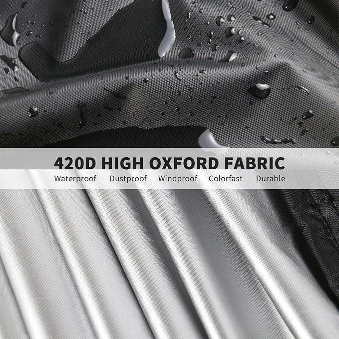 Outdoor Prep Table Cover 30 Inch,Waterproof Fadeproof UV Resistant Patio Stainless Steel Metal BBQ Table Cover All Season Protection for Outdoor Table - 30 x 24 x 35 Inch