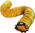MOUNTO 25FT PVC Flexible Duct Hosing for Exhaust Fan (12inch w/o bag)