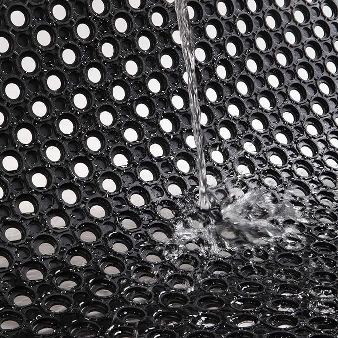 Uniboho Outdoor Rubber Floor Mats Anti Slip Restaurant Commercial Kitchen Mat Rubber Drainage Mat 60 x 35 Heavy Duty Door Mat for Garage Garden Indoor Outside Industral Pool Entrance Bar Wet Area