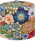 Dust Cover for 6 Quart Pressure Cooker Air Fryer Rice Cooker Kitchen Appliance Dust Covers with Storage Pockets Dust-proof Washable, Blooming Flower