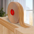 Flexible Wall Corner Protector Moulding Trim Peel and Stick Wall Corner Guards Edge Protector Self Adhesive Molding Trim Strip for Edge Ceiling (Light Brown Wood Grain, 0.8 in x 40 Ft)