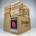 Kiln Dried Hickory Pizza Oven Wood, Mini 5 Inch Cooking Wood for Ooni, Gozney, Bertello Pizza Ovens - Approx 16lbs Product of USA (1,000 Cubic Inches)