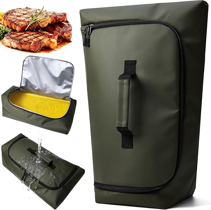 270° Opening BBQ Blanket for Resting Meat, Valentines Day Gift Meat Resting Bag, Leak-Proof Smoker Accessories, Grilling Gift for Turkey/Brisket/Pork - Anniversary Birthday Gift for Men Him Dad